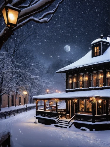 winter house,snowy landscape,night snow,snow landscape,winter village,snow scene,christmas landscape,snow globe,midnight snow,korean village snow,the cabin in the mountains,winter dream,beautiful home,house in the mountains,winter wonderland,snowhotel,winter landscape,house in mountains,snowfall,the snow falls,Photography,Black and white photography,Black and White Photography 07