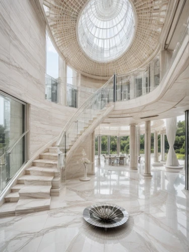 circular staircase,spiral staircase,winding staircase,marble palace,staircase,luxury home interior,outside staircase,spiral stairs,archidaily,marble,soumaya museum,interior modern design,mansion,musical dome,stone floor,round house,luxury property,jewelry（architecture）,interior design,spiral,Architecture,Skyscrapers,Futurism,Dynamic Modernism
