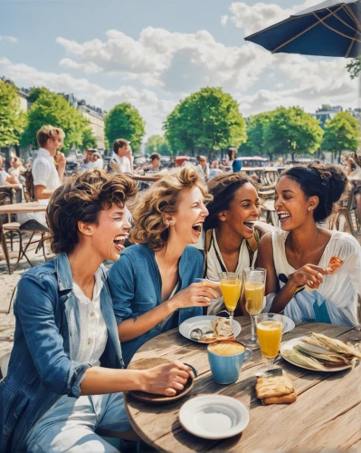 women at cafe,virtuelles treffen,restaurants online,outdoor dining,viennese cuisine,fridays for future,apéritif,restaurants,beer garden,women friends,the integration of social,essen nahrung,coronavirus disease covid-2019,alfresco,place of work women,outdoor table,community connection,oktoberfest celebrations,restaurant bern,catering service bern,Art,Classical Oil Painting,Classical Oil Painting 08