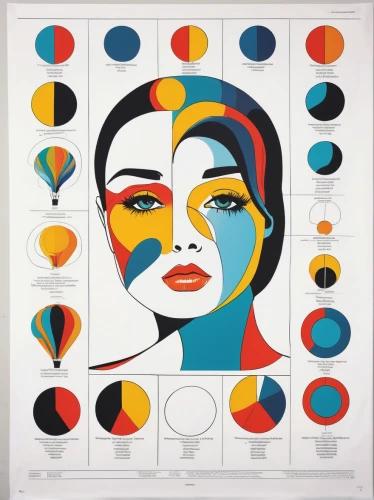 multicolor faces,parcheesi,popart,mondrian,cool pop art,color circle articles,color table,harlequin,adobe illustrator,color circle,glass painting,pop art woman,pop art colors,sheet drawing,color mixing,roy lichtenstein,color chart,pop art style,circle paint,icon magnifying,Illustration,Vector,Vector 14