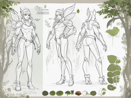 dryad,concept art,ephedra,costume design,forest clover,forest man,strelitzia,tilia,background ivy,wood elf,neottia nidus-avis,hunter's stand,foliage coloring,fae,faerie,male elf,male character,mandraki,cynara,garden fairy,Unique,Design,Character Design