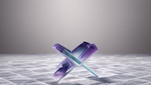 razor ribbon,cinema 4d,crossed ribbons,diamond background,diamond wallpaper,3d render,cube background,3d background,cube surface,vertex,x and o,3d rendered,plexiglass,triangles background,cancer ribbon,isolated product image,render,3d object,crossed,gradient mesh,Material,Material,Fluorite