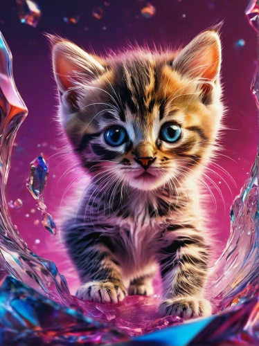 colorful water,cute cat,water splash,kitten,tabby kitten,kittens,pink cat,water splashes,cat drinking water,milk splash,cat vector,blossom kitten,liquid bubble,splashing,splash water,transparent background,cat on a blue background,on a transparent background,cat image,colorful background,Photography,Artistic Photography,Artistic Photography 03