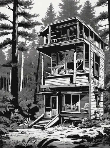 log home,house in the forest,the cabin in the mountains,log cabin,timber house,wooden house,house drawing,inverted cottage,summer cottage,tree house,cottage,cabin,treehouse,lodge,tree house hotel,house with lake,house in the mountains,beach house,house in mountains,small cabin,Art,Artistic Painting,Artistic Painting 22