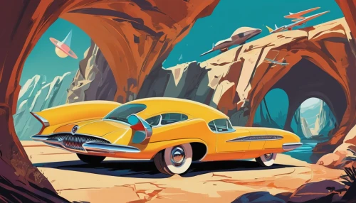 porsche 356,travel poster,opel record p1,radiator springs racers,porsche 356/1,porsche 550,mercedes-benz 190sl,mercedes-benz 190 sl,muscle car cartoon,illustration of a car,cartoon car,volkswagen beetle,retro automobile,1000miglia,red canyon tunnel,356 b,retro car,mercedes benz 190 sl,porsche 718,canyon,Illustration,Retro,Retro 12