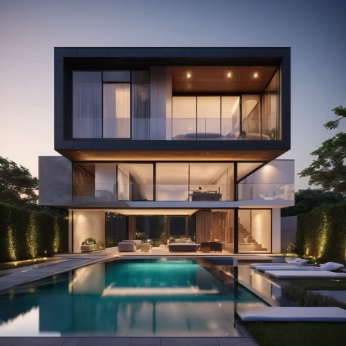 modern house,modern architecture,luxury property,contemporary,modern style,cube house,luxury real estate,luxury home,cubic house,3d rendering,dunes house,beautiful home,jewelry（architecture）,architecture,residential,house shape,render,landscape design sydney,pool house,futuristic architecture,Photography,General,Natural