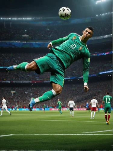 soccer kick,goalkeeper,ronaldo,fifa 2018,cristiano,european football championship,wall & ball sports,footballer,soccer player,uefa,world cup,kick,algeria,the referee,soccer,soccer goalie glove,the portuguese,portugal,costa,photoshop manipulation,Illustration,Abstract Fantasy,Abstract Fantasy 01