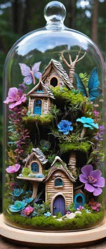 fairy house,bird house,insect house,wooden birdhouse,miniature house,bird home,birdhouse,snowglobes,birdhouses,terrarium,fairy door,bee house,glass jar,tree house,snow globes,fairy village,bell jar,cuckoo clocks,paper art,glass yard ornament,Unique,Paper Cuts,Paper Cuts 01