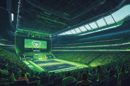 stadium falcon,indoor american football,arena,arena football,coliseum,soccer-specific stadium,football stadium,the hive,stadium,adler arena,sports game,spectator seats,the atmosphere,the fan's background,field house,indoor games and sports,sport venue,fifa 2018,greenbox,concert venue,Conceptual Art,Daily,Daily 20