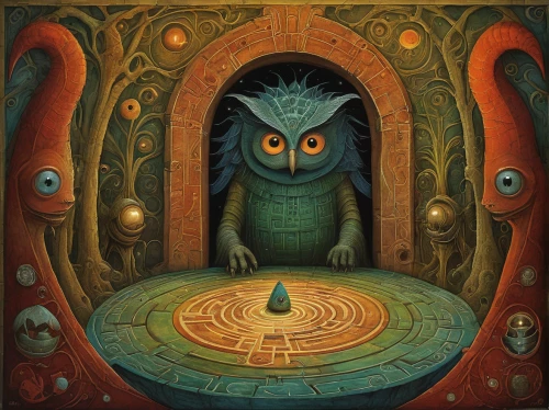 shamanism,shamanic,labyrinth,divination,keyhole,mirror of souls,esoteric,panopticon,chamber,alchemy,cauldron,mysticism,reading owl,anahata,candlemaker,druids,occult,threshold,clockmaker,cuthulu,Illustration,Abstract Fantasy,Abstract Fantasy 09
