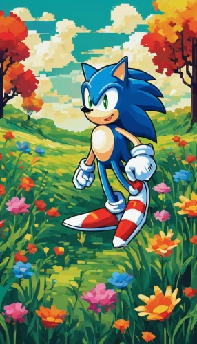 flower background,sonic the hedgehog,spring background,springtime background,april fools day background,flower field,flowers png,sega,autumn background,blooming field,picking flowers,field of flowers,flowers field,leaf background,fallen petals,hedgehog child,spring leaf background,sea of flowers,autumn icon,on a wild flower,Conceptual Art,Oil color,Oil Color 24