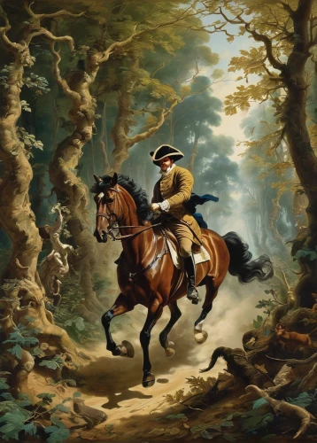 hunting scene,man and horses,galloping,horseman,bronze horseman,horse running,western riding,horseback,napoleon,english riding,george washington,two-horses,endurance riding,cross-country equestrianism,landseer,cavalry,exmoor,gallops,fox hunting,cavalier,Art,Classical Oil Painting,Classical Oil Painting 01