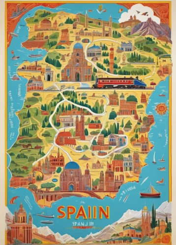 travel poster,the small country,españa la bella,fjäll,italian poster,serbia,playmat,map of the world,sahalie,catalonia,transilvania,ushuaia,spain,sinai,world's map,soviet union,slovak tatras,sweden,travel map,germany map,Art,Artistic Painting,Artistic Painting 50