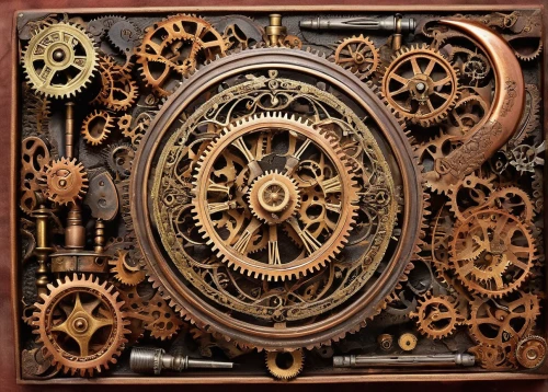 steampunk gears,clockmaker,clockwork,mechanical puzzle,watchmaker,cog,cogs,steampunk,gears,scientific instrument,old calculating machine,cogwheel,mechanical,calculating machine,grandfather clock,mechanical watch,ship's wheel,mechanical engineering,combination lock,longcase clock,Illustration,Realistic Fantasy,Realistic Fantasy 13