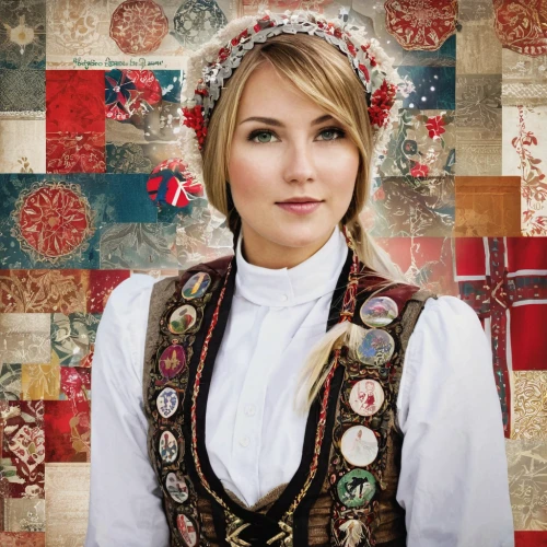 folk costume,russian folk style,folk costumes,traditional costume,ukrainian,russian traditions,miss circassian,ukrainian levkoy,rosa khutor,belarus byn,romanian orthodox,country dress,retro christmas girl,kyrgyz,russian,bulgarian,tasmiarka,tatar,kükchen,balalaika,Unique,Paper Cuts,Paper Cuts 06