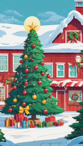 christmas banner,christmas snowy background,christmasbackground,christmas landscape,christmas background,christmas wallpaper,christmas snowflake banner,watercolor christmas background,christmas motif,houses clipart,christmas travel trailer,evergreen trees,fir tree decorations,christmas tree pattern,buffalo plaid trees,christmas scene,background vector,cartoon video game background,christmas trailer,christmas town,Illustration,Japanese style,Japanese Style 07