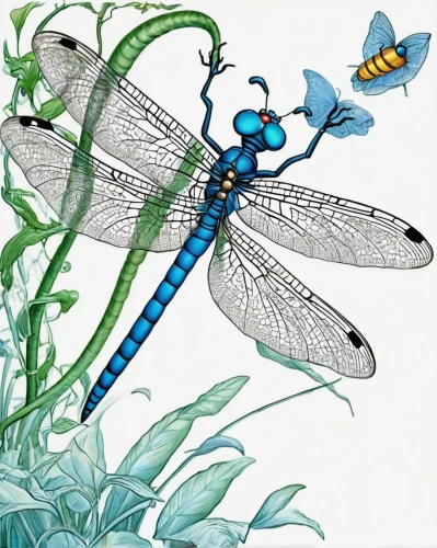 dragonflies and damseflies,damselfly,coenagrion,hawker dragonflies,dragonflies,dragonfly,spring dragonfly,trithemis annulata,illustration,aix galericulata,banded demoiselle,membrane-winged insect,blue-winged wasteland insect,net-winged insects,dragon-fly,gonepteryx cleopatra,dolichopodidae,cingulata,lacewing,delicate insect,Illustration,Realistic Fantasy,Realistic Fantasy 19