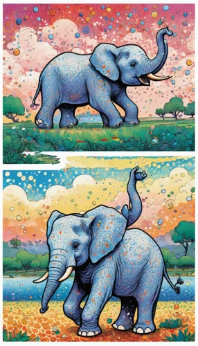 cartoon elephants,elephants,mandala elephant,plaid elephant,pachyderm,elephant,elephant herd,circus elephant,blue elephant,painting pattern,elephantine,elephants and mammoths,pink elephant,indian elephant,painting technique,lsd,popart,paintings,elephant ride,khokhloma painting,Conceptual Art,Daily,Daily 31