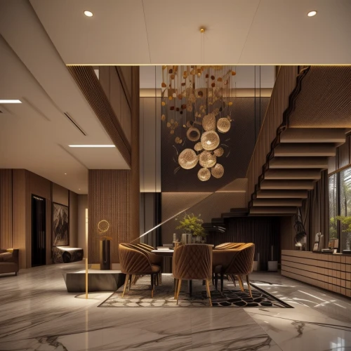 luxury home interior,interior modern design,penthouse apartment,hotel lobby,lobby,3d rendering,contemporary decor,modern decor,interior design,modern living room,interior decoration,luxury hotel,search interior solutions,render,luxury property,hotel hall,concierge,entrance hall,living room,crown render