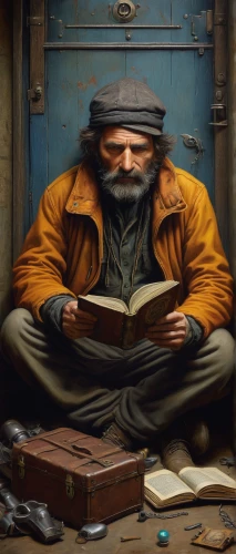 watchmaker,homeless man,merchant,craftsman,man with a computer,peddler,game illustration,mechanic,shopkeeper,tailor,shoemaker,itinerant musician,homeless,clockmaker,world digital painting,bicycle mechanic,sci fiction illustration,vendor,a carpenter,apothecary,Illustration,Realistic Fantasy,Realistic Fantasy 18
