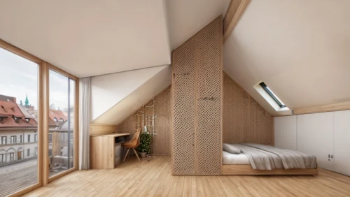 room divider,cubic house,sleeping room,modern room,children's bedroom,danish room,loft,sky apartment,archidaily,bedroom,canopy bed,timber house,attic,danish house,daylighting,shared apartment,house hevelius,kirrarchitecture,wooden sauna,lattice windows