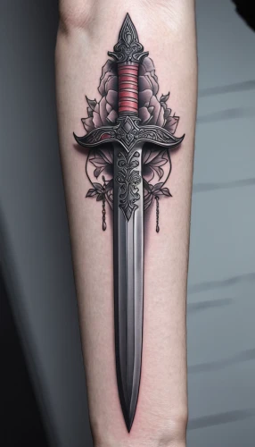 dagger,forearm,bowie knife,on the arm,sword,katana,king sword,samurai sword,scabbard,hunting knife,female warrior,samurai fighter,tattoo,awesome arrow,knife,lotus tattoo,sharp knife,templar,wstężyk huntsman,swords,Photography,Artistic Photography,Artistic Photography 11