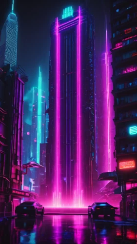 cyberpunk,futuristic landscape,vapor,futuristic,metropolis,ultraviolet,shinjuku,neon arrows,hong kong,shanghai,fantasy city,colorful city,neon lights,cityscape,miami,aesthetic,tokyo city,80's design,harbour city,neon,Conceptual Art,Sci-Fi,Sci-Fi 26