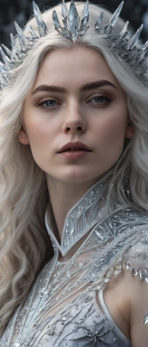 ice queen,white rose snow queen,the snow queen,silver,suit of the snow maiden,ice princess,silvery,elsa,elven,white walker,winterblueher,silvery blue,heroic fantasy,fantasy portrait,ice,her,violet head elf,game of thrones,bran,fantasy woman,Photography,General,Natural