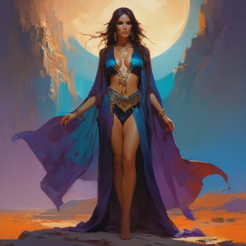 sorceress,fantasy woman,blue enchantress,priestess,fantasy art,warrior woman,heroic fantasy,fantasy portrait,goddess of justice,the enchantress,fantasy picture,shamanic,artemisia,pocahontas,zodiac sign libra,shamanism,celtic queen,dark elf,rem in arabian nights,cleopatra,Conceptual Art,Sci-Fi,Sci-Fi 22