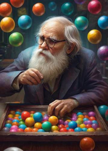 painting easter egg,candy crush,painting eggs,psychoanalysis,professor,candy eggs,theoretician physician,sci fiction illustration,smarties,ball pit,pythagoras,bombolone,gumball machine,the collector,candy store,newton's cradle,johannes brahms,molecule,candies,confectionery,Conceptual Art,Daily,Daily 32