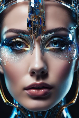 cybernetics,biomechanical,artificial intelligence,cyborg,artificial hair integrations,robot eye,humanoid,robotic,crystal ball-photography,futuristic,chrome,chatbot,ai,beauty face skin,cyberspace,fractalius,cyber,augmented,lens reflection,virtual identity,Photography,Artistic Photography,Artistic Photography 03