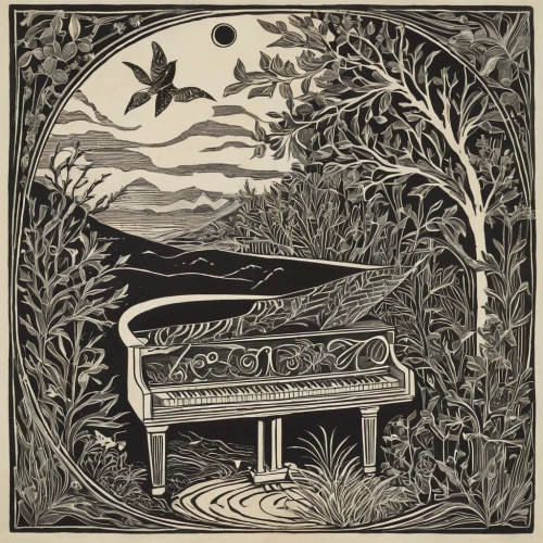 pianet,the piano,concerto for piano,piano player,harpsichord,pianos,piano,player piano,grand piano,play piano,spinet,piano lesson,pianist,steinway,music chest,piano books,clavichord,songbirds,fortepiano,woodcut,Art,Artistic Painting,Artistic Painting 50