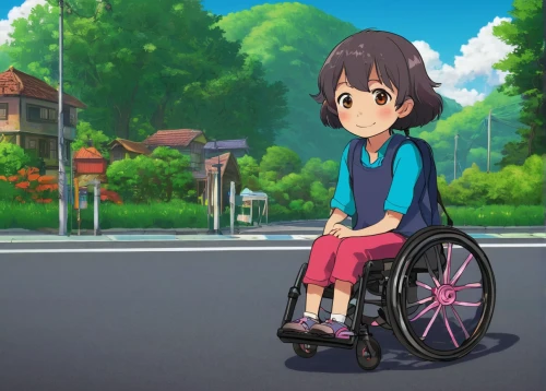 wheelchair,floating wheelchair,motorized wheelchair,wheelchair sports,tsumugi kotobuki k-on,disability,wheely,training wheels,accessibility,disabled person,stroller,paracycling,wheelie,girl with a wheel,yui hirasawa k-on,miku maekawa,disabled parking,disabled,azusa nakano k-on,wagon,Illustration,Japanese style,Japanese Style 12