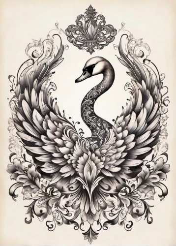 constellation swan,ornamental bird,an ornamental bird,swan,ornamental duck,mourning swan,swans,trumpet of the swan,dove of peace,the zodiac sign pisces,white swan,heraldic animal,wyrm,caduceus,flower and bird illustration,crest,heraldic,paridae,serpent,swan lake,Art,Classical Oil Painting,Classical Oil Painting 01