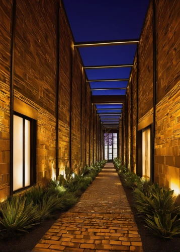 landscape design sydney,landscape designers sydney,garden design sydney,landscape lighting,corten steel,walkway,courtyard,paving slabs,security lighting,alleyway,qasr azraq,inside courtyard,paving stones,alley,old linden alley,lovat lane,brickwork,the cobbled streets,driveway,sand-lime brick,Illustration,Retro,Retro 05