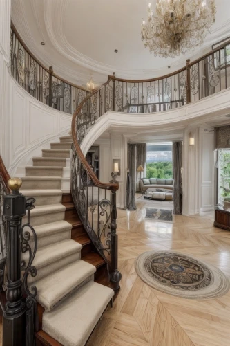 winding staircase,circular staircase,luxury home interior,outside staircase,staircase,mansion,luxury property,luxury home,wooden stair railing,crib,luxury real estate,winners stairs,entrance hall,spiral staircase,stairs,stone stairs,beautiful home,great room,interior design,hardwood floors,Interior Design,Living room,Modern,Italian Modern Mixed