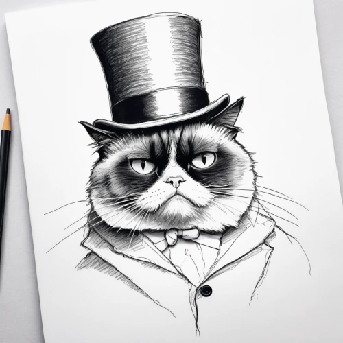 drawing cat,cartoon cat,cat drawings,cat sparrow,napoleon cat,hatter,birman,tea party cat,cat line art,top hat,ringmaster,cat portrait,line art animals,cat cartoon,tuxedo just,line art animal,caricaturist,doodle cat,cat vector,tuxedo,Photography,Documentary Photography,Documentary Photography 12