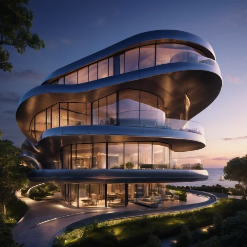 futuristic architecture,modern architecture,futuristic art museum,jewelry（architecture）,modern house,luxury property,luxury real estate,arhitecture,3d rendering,contemporary,dunes house,luxury home,architecture,sky space concept,helix,archidaily,architect,glass facade,cube house,kirrarchitecture,Photography,General,Natural