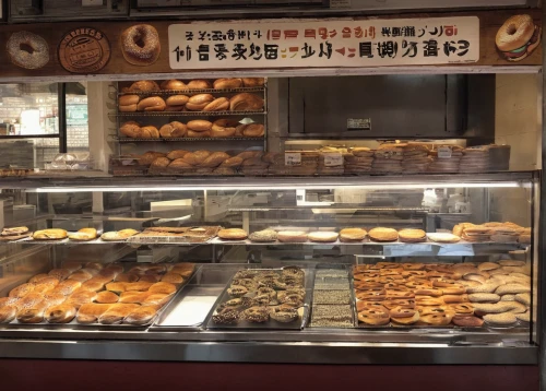 sweet pastries,donuts,pastries,pastry shop,bakery,doughnuts,bagels,bakery products,freshly baked buns,glaze,heaven,baked goods,fresh baked,breads,kawaii foods,kolach,donut,find 3 pretzel out,viennoiserie,pastry,Illustration,Japanese style,Japanese Style 10