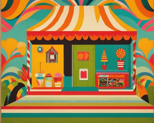 friterie,soda shop,background vector,ice cream stand,ice cream shop,carnival tent,travel poster,art deco background,adobe illustrator,food hut,ice cream parlor,chalkboard background,cabana,circus tent,colored pencil background,shopkeeper,coffee tea illustration,soda fountain,fast food restaurant,hippy market,Illustration,Abstract Fantasy,Abstract Fantasy 12