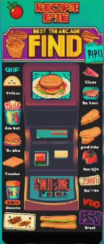 fast food junky,find,retro diner,food collage,jukebox,empanada,grilled food,fried food,food icons,grilled food sketches,retro background,pandesal,fast food restaurant,sega genesis,burger emoticon,android game,finding,foods,april fools day background,fast-food,Unique,Pixel,Pixel 04