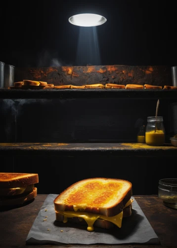 grilled cheese,grilled bread,mystic light food photography,kraft,saganaki,american cheese,digital compositing,cooking book cover,grilled food,patty melt,painted grilled,food photography,mold cheese,cheese slices,grilled food sketches,dark mood food,3d render,cheese slice,texas toast,queso flameado,Art,Artistic Painting,Artistic Painting 26