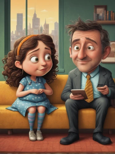 cute cartoon image,online date,holding ipad,social media addiction,online dating,kids illustration,girl sitting,conversation,video-telephony,animated cartoon,ventriloquist,old couple,financial advisor,little girl reading,talking,the girl's face,girl with cereal bowl,chatting,sci fiction illustration,a collection of short stories for children,Illustration,Children,Children 03