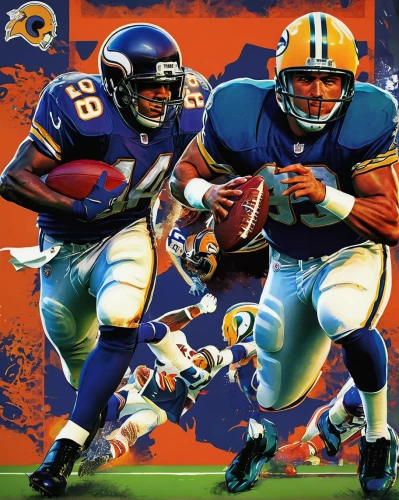 gridiron football,rams,the bears,sports collectible,american football,running back,american football cleat,kraft,gladiators,bolts,cobb,nfl,vikings,young goats,indoor american football,national football league,goats,2004,bears,beasts,Conceptual Art,Sci-Fi,Sci-Fi 14