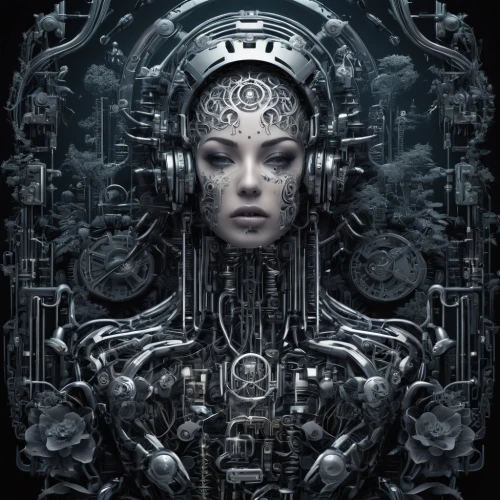 biomechanical,cybernetics,cyborg,humanoid,sci fiction illustration,circuitry,panopticon,endoskeleton,clockmaker,robotic,machines,fractal design,cyber,scifi,echo,cogs,sci fi,droid,mechanical,transcendence,Conceptual Art,Sci-Fi,Sci-Fi 09