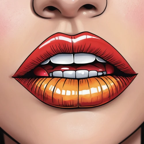 lips,lip,cool pop art,lipstick,pop art style,lip liner,red lips,pop art effect,effect pop art,mouth,pop art,modern pop art,pop art woman,red lipstick,pop art colors,adobe illustrator,girl kiss,covered mouth,lip gloss,red throat,Illustration,American Style,American Style 13