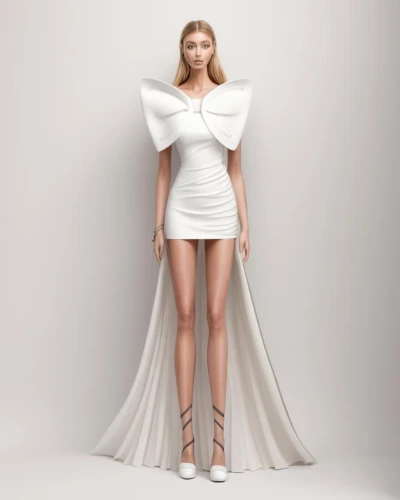 bridal clothing,white winter dress,white silk,the angel with the veronica veil,butterfly white,wedding dress,bridal veil,wedding gown,bridal dress,dress form,angel wing,fashion design,angel wings,wedding dresses,one-piece garment,bridal party dress,fashion vector,fashion illustration,overskirt,bridal,Product Design,Fashion Design,Women's Wear,Modern Chic