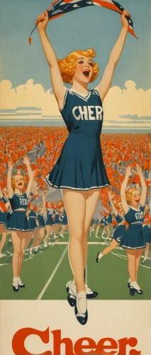 you cheer,cheer,cheering,cheerleader,cheerleading,cheerfulness,cheerleading uniform,chrysler,vintage advertisement,chrysler 200,advertisement,vintage advert,vintage illustration,checker flags,checker marathon,majorette (dancer),cigarette girl,chrysler 300 letter series,chrysler airflow,film poster,Illustration,Retro,Retro 15