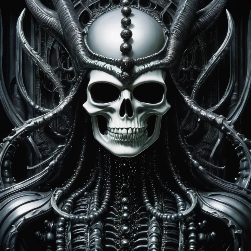 endoskeleton,death angel,biomechanical,scull,dark angel,death god,skull bones,angel of death,alien warrior,death head,panhead,gorgon,cybernetics,black angel,alien,carcass,daemon,shinigami,carpathian,skull allover,Conceptual Art,Sci-Fi,Sci-Fi 02
