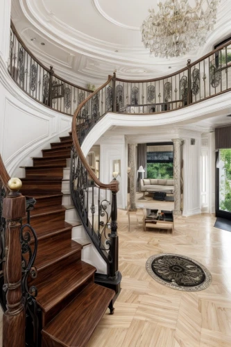 circular staircase,winding staircase,luxury home interior,outside staircase,staircase,mansion,luxury property,entrance hall,luxury home,wooden stair railing,crib,home interior,spiral staircase,luxury real estate,great room,beautiful home,hardwood floors,interior design,interior decor,stairs,Interior Design,Living room,Modern,Italian Modern Mixed